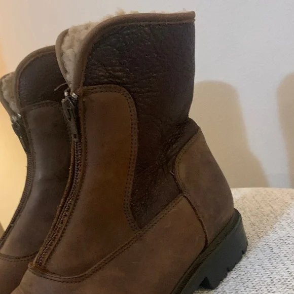 Barbo Cozy Brown Winter Boots with Sherpa Lining - Picture 14 of 14